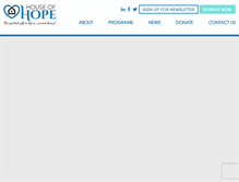 Tablet Screenshot of houseofhope.org